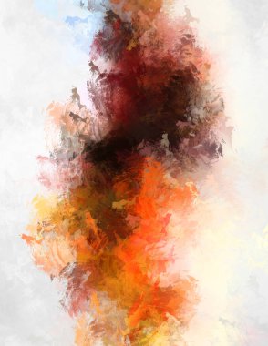 Sanatsal canlılık ve renkli duvar kağıdı. Taranmış Soyut Arkaplan. Fırça darbeli resim. 