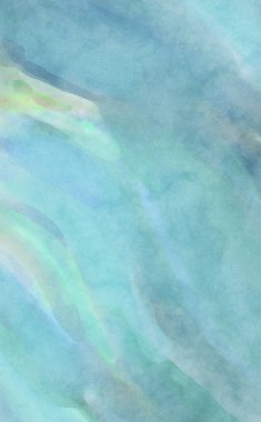 Alkol mürekkebini andıran rahatlatıcı fırça darbelerinin modern resmi. Poster, duvar sanatı, afiş, kart, kitap kapağı veya ambalaj için pastel renkli suluboya resim.