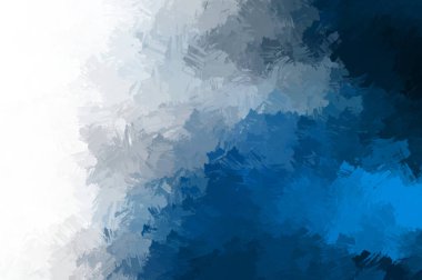 Canlı fırça darbeleriyle boyanmış. Renkli desenli resim. Fırçalanmış duvar kağıdını boya.