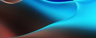 Soyut arkaplan. Değişken renk değişim dalgaları, dinamik hareketlerle. Işık dalgalarının neon renkli soyut tasarımı. Duvar kağıdı, afiş, arkaplan, kart, kitap illüstrasyonu, web sitesi.