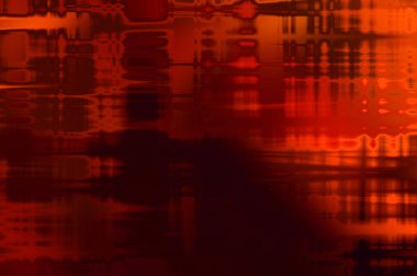 Soyut arkaplan. Yaşlanmış grunge dokusunda geometrik elementler. Farklı renk desenli grafiksel illüstrasyon.