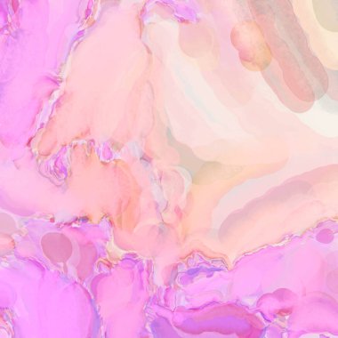 El yapımı sürreal soyut desenli suluboya. Modern sanatsal resim. 2D çizim. Arkaplan boyası karışımı. Yaratıcı duvar sanatı. Çağdaş sanat.