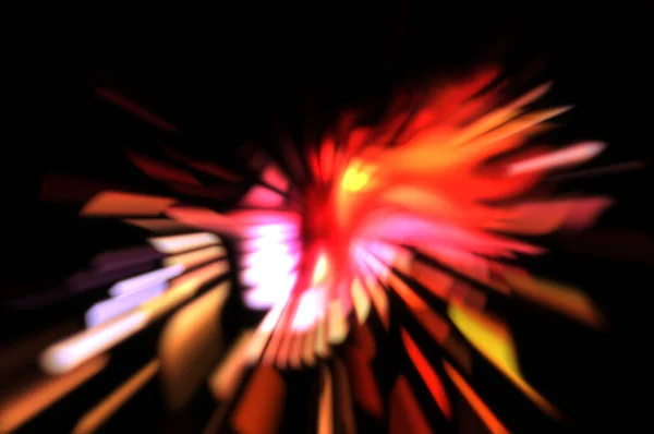 Pistes Particules Légères Étoile Explosion Lumineuse Avec Des Particules Des — Photo