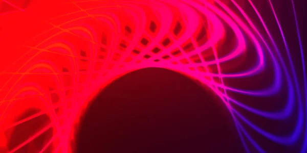 Neón Diseño Abstracto Colorido Ondas Luz Fondo Digital Con Efecto — Foto de Stock