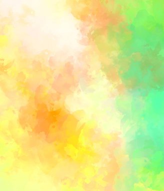 Renkli fırça darbelerinin 2D çizimi. Dekoratif desenli resim. canlı boya desenli arkaplan.