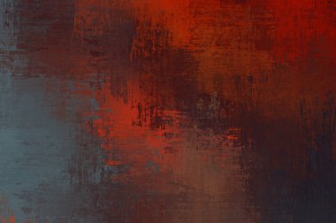 Çapraz vahşi fırça darbeleriyle arka plan. Renkli ve canlı bir tasvir. Boyalı sanat. Yaratıcı soyut resim.