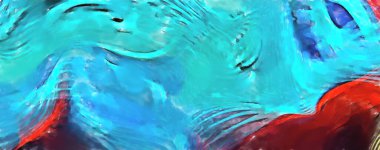 Modern sanat. Renkli çağdaş sanat eserleri. Renkli boya darbeleri. Soyut arkaplanda fırça darbeleri. fırça boyası.