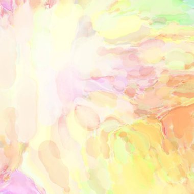 El yapımı sürreal soyut desenli suluboya. Modern sanatsal resim. 2D çizim. Arkaplan boyası karışımı. Yaratıcı duvar sanatı. Çağdaş sanat.