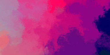 Taranmış Boyalı Soyut Arkaplan. Vahşi kaotik fırça darbeleri. Boya darbeleri. 2D İllüstrasyon. Fırça darbeli resim.