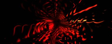 Işık parçacık izleri. Parlayan parçacıkları ve çizgileri olan ışık patlaması yıldızı. Güzel hareketli soyut ışın arkaplanı.