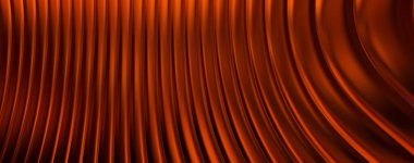 Soyut arkaplan. Renkli dalgalı yansıtıcı duvar kağıdı. Duvar kağıdı, afiş, arkaplan, kart, kitap kapağı veya web sitesi için grafiksel resimleme.