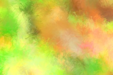 Renkli fırça darbelerinin 2D çizimi. Dekoratif desenli resim. canlı boya desenli arkaplan.