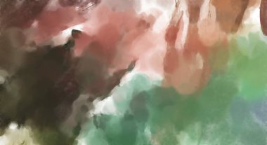 El yapımı sürreal soyut desenli suluboya. Modern sanatsal resim. 2D çizim. Arkaplan boyası karışımı. Yaratıcı duvar sanatı. Çağdaş sanat