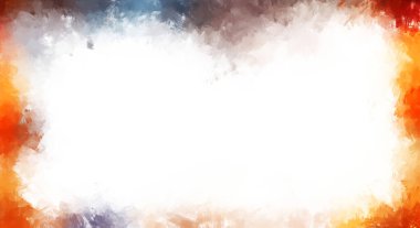 Modern sanat. Taranmış Boyalı Soyut Arkaplan. Fırça darbesi ile boyanmış. Boya darbeleri. 2B Görüntü