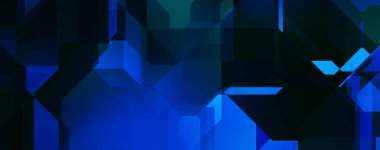 Soyut geometrik duvar kağıdı. Geometrik renkli şekiller. Çokgen arka plan. Bir teknolojinin dijital illüstrasyonuName.