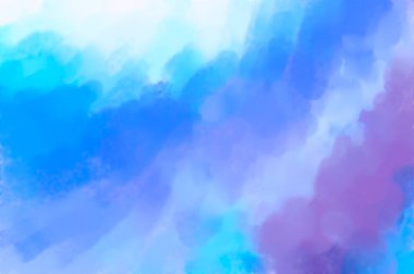 Çağdaş sanat. El yapımı resim. Modern sanat eserleri. Yüzeyde suluboya fırça darbeleriyle resim yapmak. 2D çizim. Sanatsal arkaplan resmi. Tablo üzerinde soyut resim. Renkli doku.