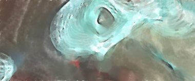 Modern sanat. Renkli çağdaş sanat eserleri. Renkli boya darbeleri. Soyut arkaplanda fırça darbeleri. fırça boyası.