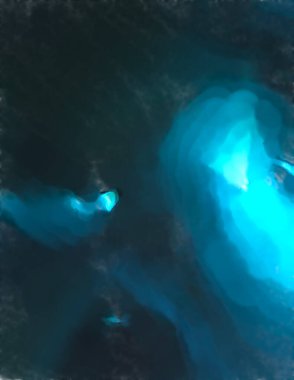 Soyut arkaplanda pürüzlü fırça darbeleri. Fırça boyası. Renkli boya darbeleri. Eşsiz duvar sanatı. Tuvaldeki modern sanat. Renkli çağdaş sanat eserleri. 