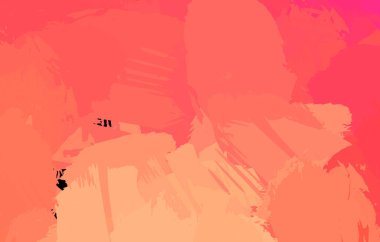 Vahşi fırça darbeleriyle yaratıcı soyut resim. Artistik fırça darbeleriyle donatılmış. Renkli ve canlı bir tasvir. Boyalı sanat.