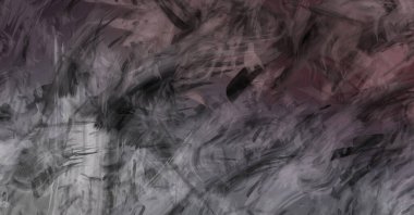 Modern sanat. Taranmış Boyalı Soyut Arkaplan. Fırça darbesi ile boyanmış. Boya darbeleri. 2B Görüntü