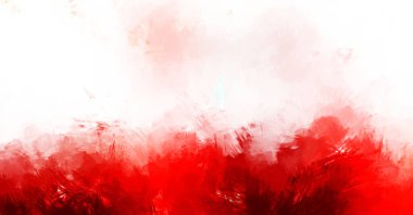 Canlı fırça darbeleriyle boyanmış. Renkli desenli resim. Fırçalanmış duvar kağıdını boya.