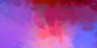 Yaratıcı soyut resim. Artistik fırça darbeleriyle donatılmış. Renkli ve canlı bir illüstrasyon. boyalı sanat.