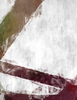 Soyut arkaplanda pürüzlü fırça darbeleri. Fırça boyası. Renkli boya darbeleri. Eşsiz duvar sanatı. Tuvaldeki modern sanat. Renkli çağdaş sanat eserleri. 