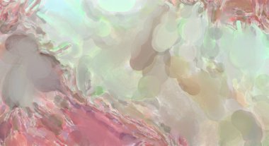 Yumuşak suluboya duvar kağıdı. Hafifçe fırçalanmış renkleri olan sanatsal bir resim. Pastel renkler arkaplana dokunmuş. Soyut duvar sanatı..