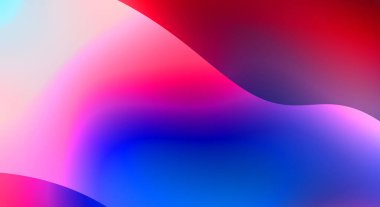 Soyut arkaplan. Renkli dalgalı tasarım duvar kağıdı. yaratıcı grafik 2D çizim. Dinamik şekilli modaya uygun sıvı örtüsü.