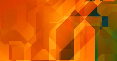 Dinamik bileşime sahip minimalist düz stil içinde modayı takip eden geometrik soyut arkaplan. 