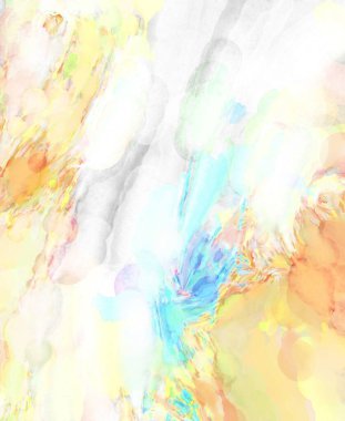 Taranmış Boyalı Soyut Arkaplan. Fırça darbesi ile boyanmış. Boya darbeleri. 2B Görüntü.