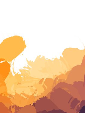 Taranmış Boyalı Soyut Arkaplan. Vahşi kaotik fırça darbeleri. Boya darbeleri. 2D İllüstrasyon. Fırça darbeli resim. 