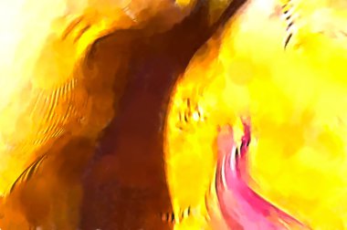 Soyut arkaplanda pürüzlü fırça darbeleri. Fırça boyası. Renkli boya darbeleri. Eşsiz duvar sanatı. Tuvaldeki modern sanat. Renkli çağdaş sanat eserleri. 