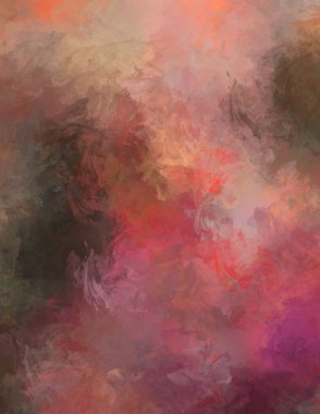 Sanatsal canlılık ve renkli duvar kağıdı. Taranmış Soyut Arkaplan. Fırça darbeli resim. 