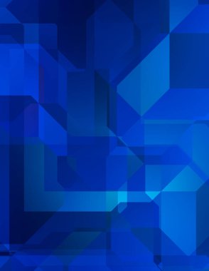 Renkli ve canlı geometrik şekiller katmanları var. Bir teknoloji planının dijital illüstrasyonu. Gelecekçi tasarım şablonu.