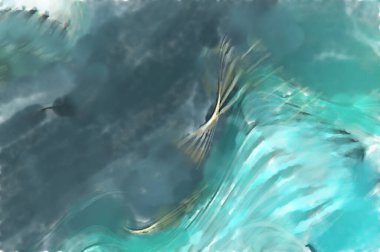 Modern sanat. Renkli çağdaş sanat eserleri. Renkli boya darbeleri. Soyut arkaplanda fırça darbeleri. fırça boyası.