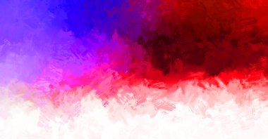 Renkli fırça darbelerinin soyut arkaplanı. fırçalanmış canlı duvar kağıdı. resmedilmiş sanat eseri. Eşsiz ve yaratıcı illüstrasyon.