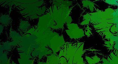 Canlı fırça darbeleriyle boyanmış. Renkli desenli resim. Fırçalanmış duvar kağıdını boya.