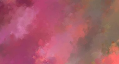 Renkli fırça darbelerinin 2D çizimi. Dekoratif desenli resim. canlı boya desenli arkaplan.