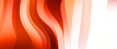 Soyut arkaplan. Renkli dalgalı tasarım duvar kağıdı. yaratıcı grafik 2D çizim. Dinamik şekilli modaya uygun sıvı örtüsü.