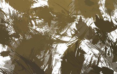 Sanatsal soyut arkaplan. Doku boyalı duvar kağıdı. Boya darbeleriyle yaratıcı bir illüstrasyon. Fırça desenli resim.