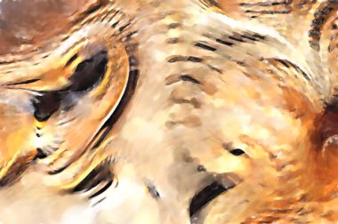 Modern sanat. Renkli çağdaş sanat eserleri. Renkli boya darbeleri. Soyut arkaplanda fırça darbeleri. fırça boyası.