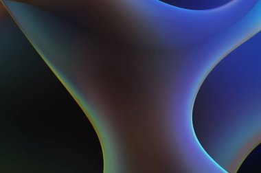 Soyut arkaplan. Değişken renk değişim dalgaları, dinamik hareketlerle. Işık dalgalarının neon renkli soyut tasarımı. Duvar kağıdı, afiş, arkaplan, kart, kitap illüstrasyonu, web sitesi.