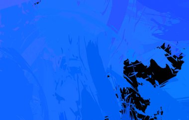 Sanatsal soyut arkaplan. Doku boyalı duvar kağıdı. Boya darbeleriyle yaratıcı bir illüstrasyon. Fırça desenli resim.