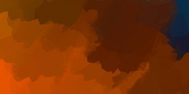 Yaratıcı soyut resim. Artistik fırça darbeleriyle donatılmış. Renkli ve canlı bir illüstrasyon. boyalı sanat.