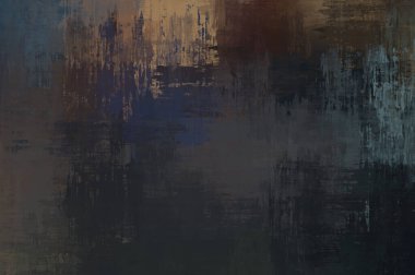 Çapraz vahşi fırça darbeleriyle arka plan. Renkli ve canlı bir tasvir. Boyalı sanat. Yaratıcı soyut resim.