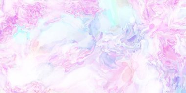 Pastel renklerde suluboya resim. Poster, duvar sanatı, afiş, kart, kitap kapağı ya da ambalaj için rahatlatıcı kompozisyonun yumuşak renkli çizimi. Modern fırça darbeleri resim.