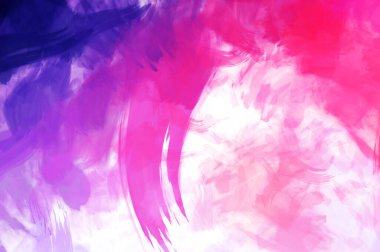 Sanatsal soyut arkaplan. Doku boyalı duvar kağıdı. Boya darbeleriyle yaratıcı bir illüstrasyon. Fırça desenli resim.