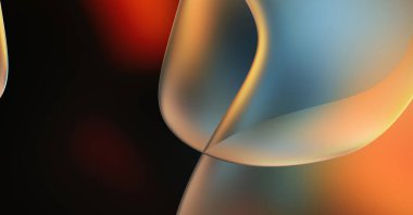 Soyut arkaplan. Değişken renk değişim dalgaları, dinamik hareketlerle. Işık dalgalarının neon renkli soyut tasarımı. Duvar kağıdı, afiş, arkaplan, kart, kitap illüstrasyonu, web sitesi.