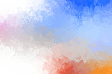 Modern sanat. Taranmış Boyalı Soyut Arkaplan. Fırça darbesi ile boyanmış. Boya darbeleri. 2B Görüntü.